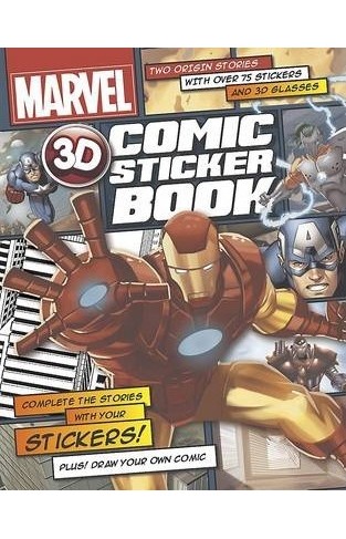 Marvel 3D Comic Sticker Book